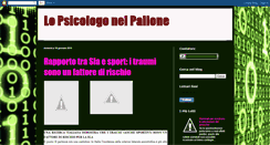 Desktop Screenshot of lopsicologonelpallone.blogspot.com