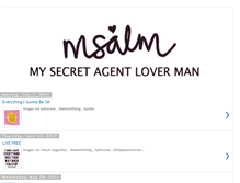 Tablet Screenshot of mysecretagentlovermanloves.blogspot.com