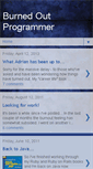 Mobile Screenshot of burnedoutprogrammer.blogspot.com