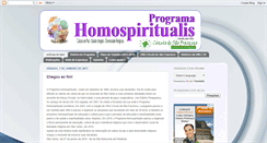 Desktop Screenshot of homospiritualis.blogspot.com