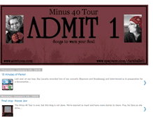 Tablet Screenshot of minus40tour.blogspot.com