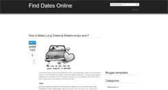 Desktop Screenshot of finddatesonlinenow.blogspot.com