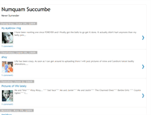 Tablet Screenshot of numquamsuccumbe.blogspot.com