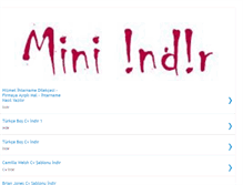 Tablet Screenshot of mininotlar-indir.blogspot.com