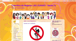 Desktop Screenshot of colectivademujereslasjuanas.blogspot.com