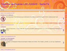 Tablet Screenshot of colectivademujereslasjuanas.blogspot.com