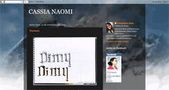 Desktop Screenshot of cassianaomi.blogspot.com