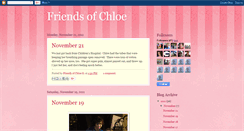 Desktop Screenshot of friendsofchloe.blogspot.com