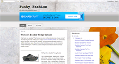 Desktop Screenshot of funky-fashion-online.blogspot.com