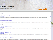 Tablet Screenshot of funky-fashion-online.blogspot.com