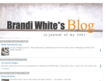 Tablet Screenshot of brandiwhite.blogspot.com