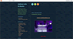 Desktop Screenshot of matissedeco.blogspot.com
