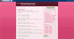 Desktop Screenshot of flyingdreamland.blogspot.com