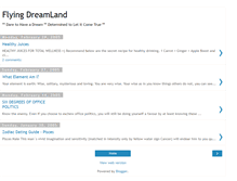 Tablet Screenshot of flyingdreamland.blogspot.com