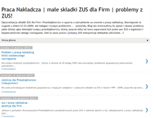 Tablet Screenshot of praca-nakladcza.blogspot.com