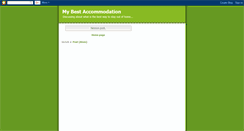 Desktop Screenshot of mybestaccommodation.blogspot.com