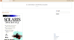 Desktop Screenshot of e-bookssolaris.blogspot.com