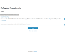 Tablet Screenshot of e-bookssolaris.blogspot.com