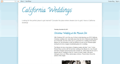 Desktop Screenshot of californiaweddings.blogspot.com