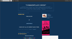 Desktop Screenshot of common-place-book.blogspot.com