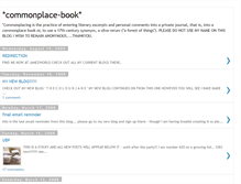Tablet Screenshot of common-place-book.blogspot.com