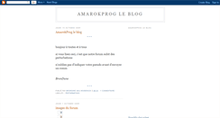 Desktop Screenshot of amarokprog.blogspot.com