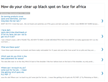Tablet Screenshot of clear-up-black-spot.blogspot.com