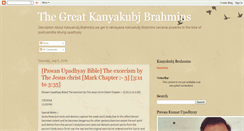 Desktop Screenshot of kanyakubj.blogspot.com