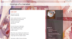 Desktop Screenshot of manateemusing.blogspot.com