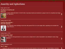 Tablet Screenshot of anarchy-and-aphorisms.blogspot.com