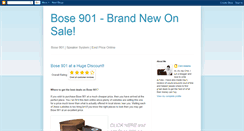 Desktop Screenshot of bose901.blogspot.com