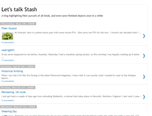 Tablet Screenshot of letstalkstash.blogspot.com
