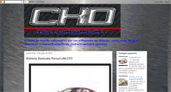 Desktop Screenshot of ckdmotorsport.blogspot.com