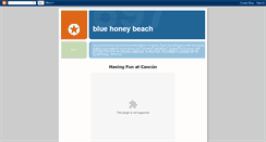 Desktop Screenshot of bluehoneybeach.blogspot.com