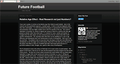 Desktop Screenshot of football4future.blogspot.com