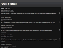 Tablet Screenshot of football4future.blogspot.com