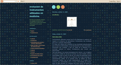 Desktop Screenshot of evolucioninstrumentosmedicos.blogspot.com