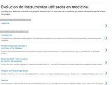 Tablet Screenshot of evolucioninstrumentosmedicos.blogspot.com