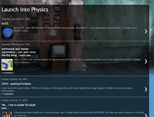 Tablet Screenshot of launchintophysics.blogspot.com