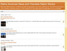 Tablet Screenshot of cherokeenationnews.blogspot.com