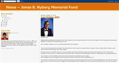 Desktop Screenshot of news--jonasbnybergmemorialfund.blogspot.com