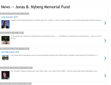 Tablet Screenshot of news--jonasbnybergmemorialfund.blogspot.com