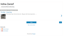 Tablet Screenshot of dinazareef.blogspot.com
