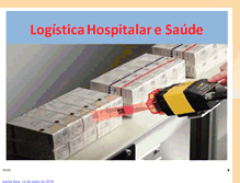 Tablet Screenshot of gestaodelogisticahospitalar.blogspot.com