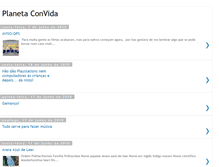 Tablet Screenshot of convidaplaneta.blogspot.com