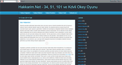 Desktop Screenshot of hakkarim-okey.blogspot.com