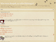 Tablet Screenshot of anti-rohingya.blogspot.com