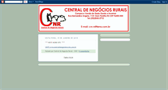 Desktop Screenshot of centraldenegociosrurais.blogspot.com