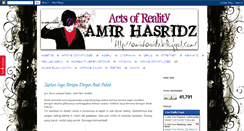 Desktop Screenshot of amirhasridz.blogspot.com