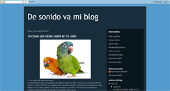 Desktop Screenshot of missonidosysilencios.blogspot.com